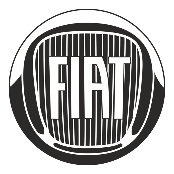 Fiat B&W 2007 Logo PNG Vector
