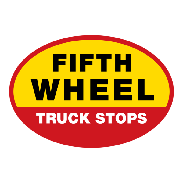 Fifth Wheel Truck Stop Logo PNG Vector
