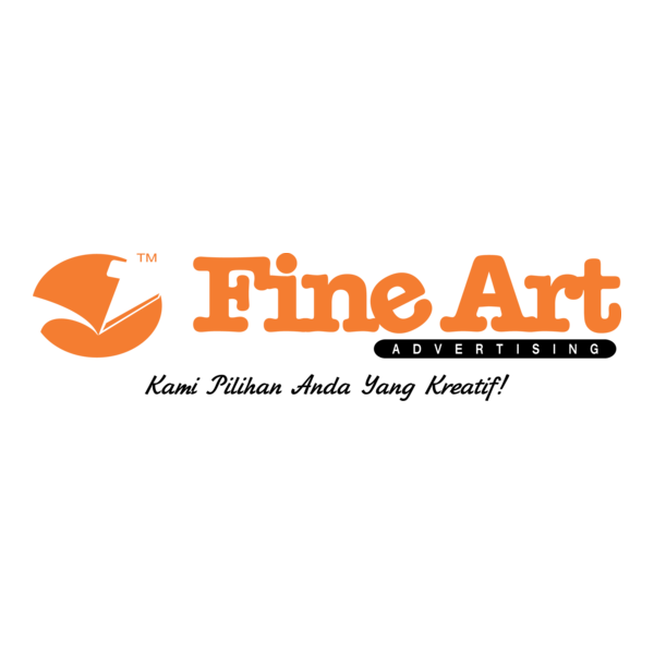 Fine Art Advertising Logo PNG Vector