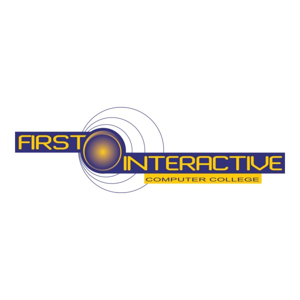 First Interactive Logo PNG Vector