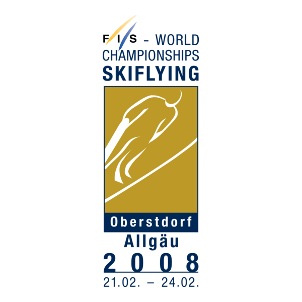 FIS World Championships Skiflying 2008 Oberstdorf Logo PNG Vector