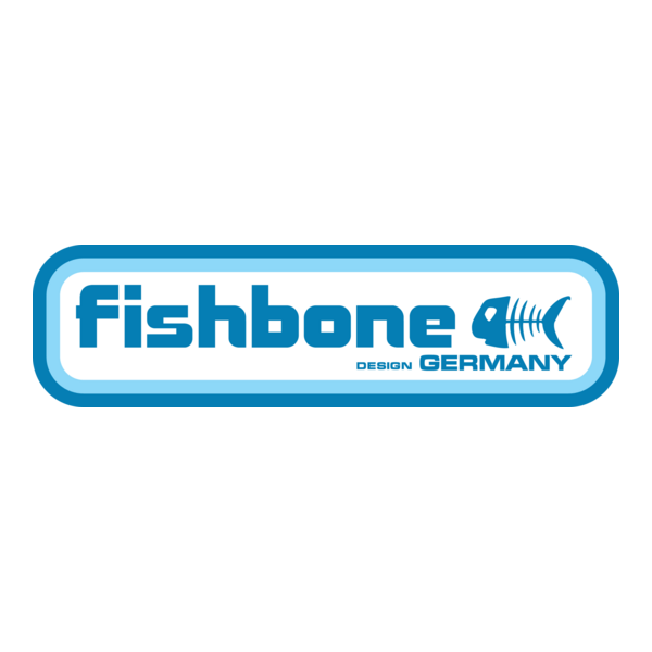 Fishbone Design Logo PNG Vector