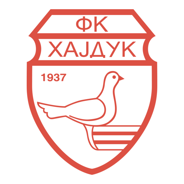 FK Hajduk Belgrad Logo PNG Vector