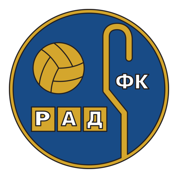 FK Rad Beograd 70's - 80's (old) Logo PNG Vector