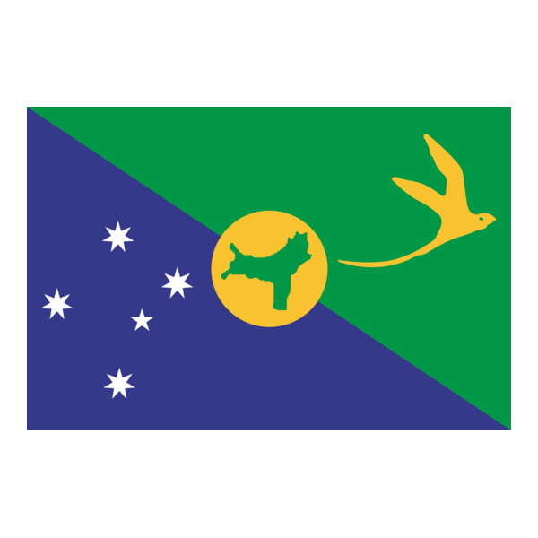 Flag of Christmas Island Logo PNG Vector