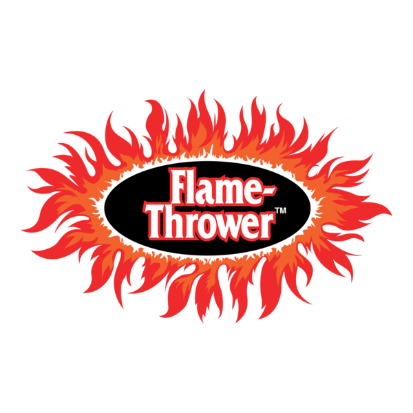 Flame-Thrower Logo PNG Vector