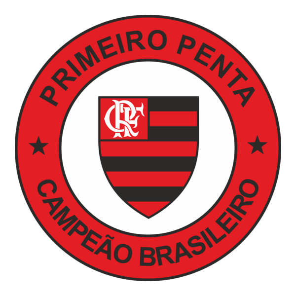 Flamengo Penta Logo PNG Vector