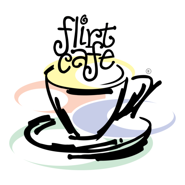 Flirt Cafe Logo PNG Vector