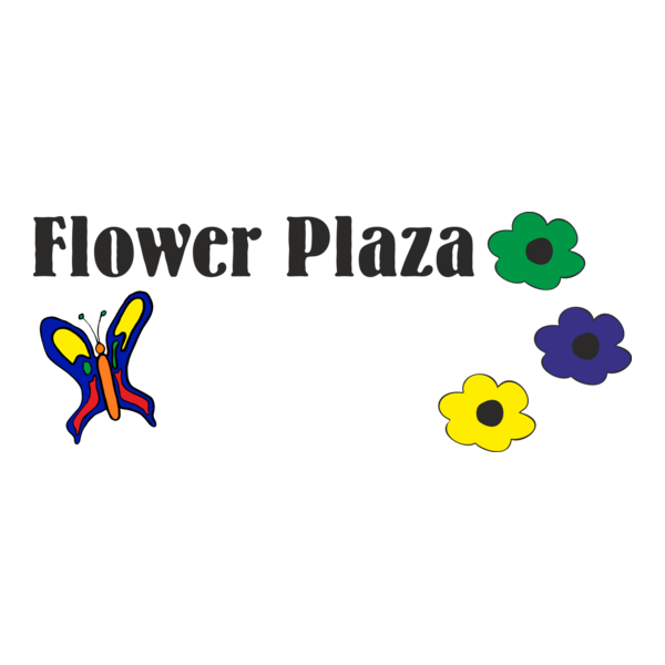 Flower Plaza Logo PNG Vector