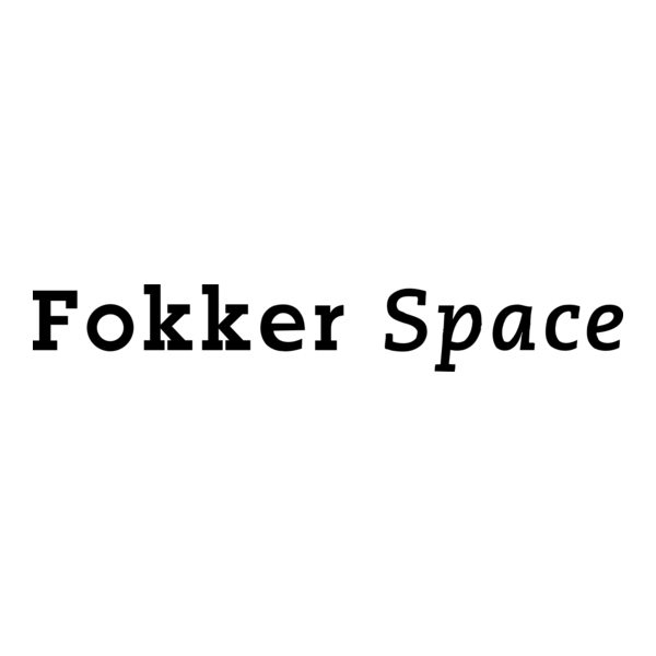 Fokker Space Logo PNG Vector