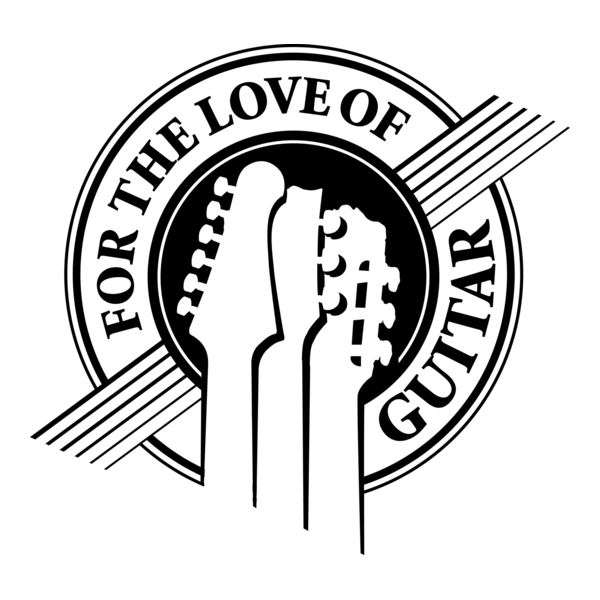 For The Love of Guitar Logo PNG Vector