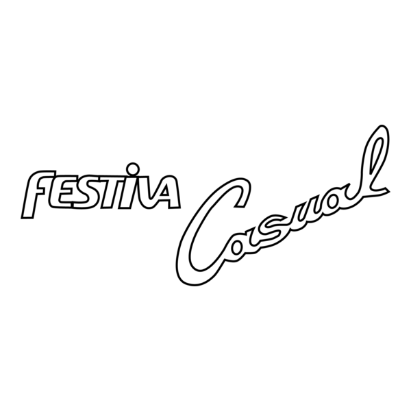 Ford Festiva and casual Logo PNG Vector