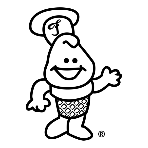 Fosters Freeze Mascot Logo PNG Vector