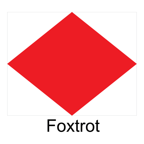 Foxtrot Flag Logo PNG Vector