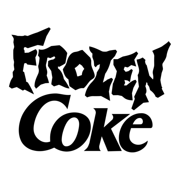Frozen Coke Logo PNG Vector