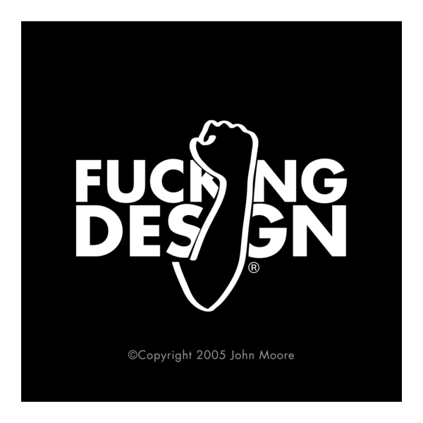 Fucking Design ©2005 John Moore Logo PNG Vector