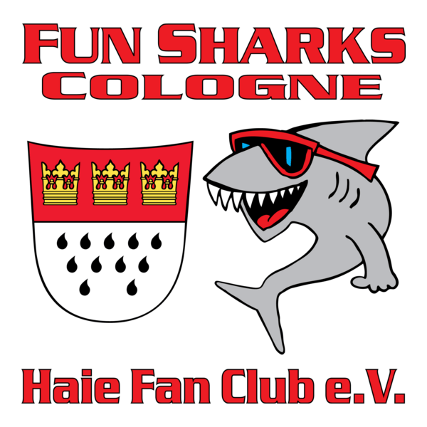 Fun Sharks Cologne Logo PNG Vector