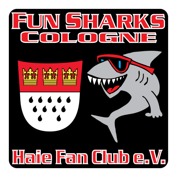 Fun Sharks Cologne Logo PNG Vector