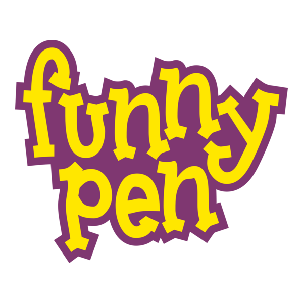 Funny Pen Logo PNG Vector
