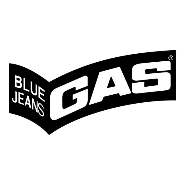 Gas Blue Jeans Logo PNG Vector