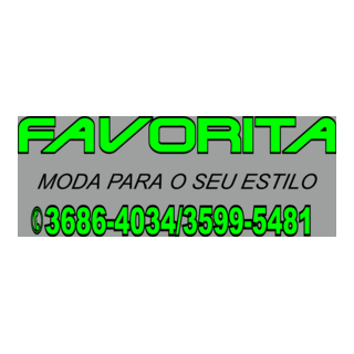favorita modas Logo PNG Vector