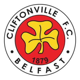 FC Cliftonville Belfast (old) Logo PNG Vector