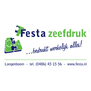 Festa zeefdruk Logo PNG Vector