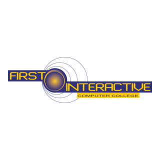 First Interactive Logo PNG Vector