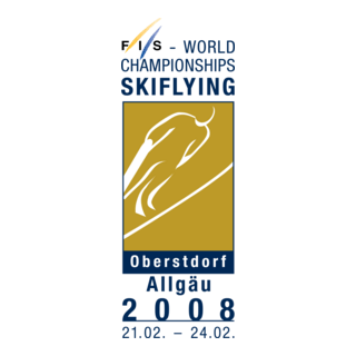 FIS World Championships Skiflying 2008 Oberstdorf Logo PNG Vector