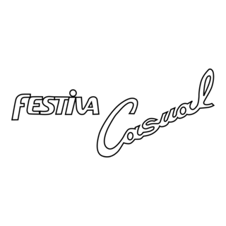 Ford Festiva and casual Logo PNG Vector