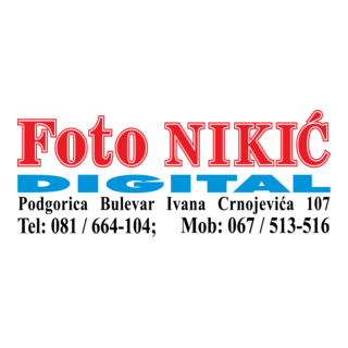 Foto Nikic Digital Logo PNG Vector