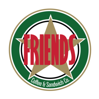 Friends, Coffee & Sandwich Logo PNG Vector