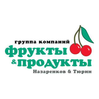 Frukty & Producty Logo PNG Vector