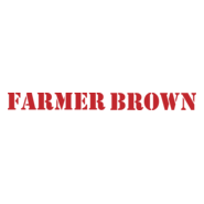 Farmer Brown Chickens Logo PNG Vector