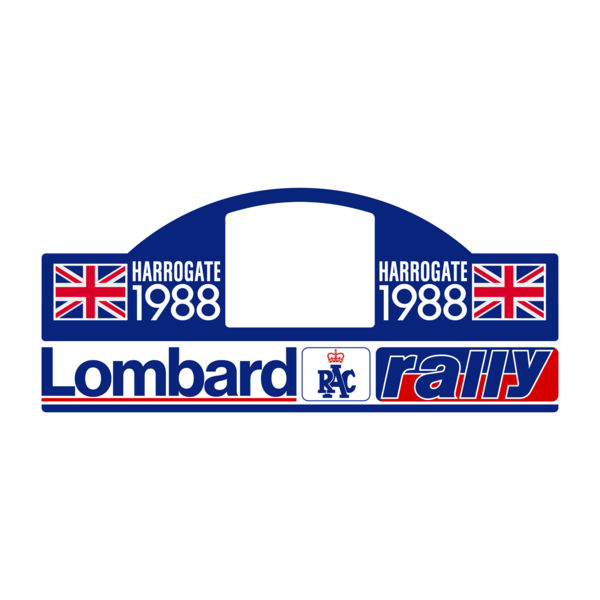 1988 Lombard RAC rallye plate Logo PNG Vector (SVG) Free Download