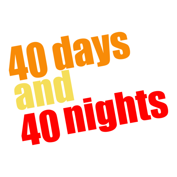 40 Days and 40 Nights Logo PNG Vector