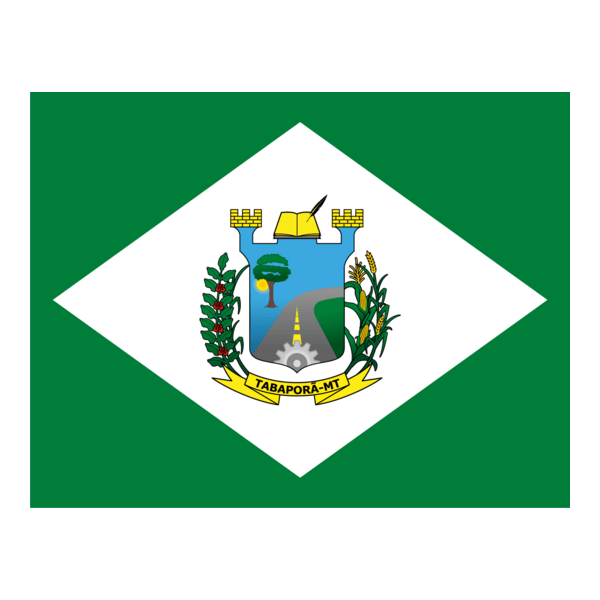 Bandeira de Tabaporã Mato Grosso Logo PNG Vector