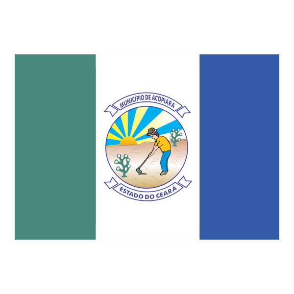 Bandeira do Município de Acopiara/CE Logo PNG Vector