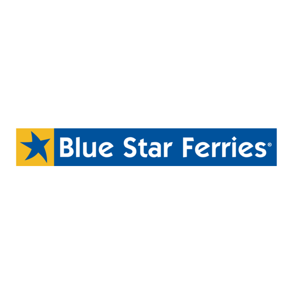 Blue Star Ferries Logo PNG Vector