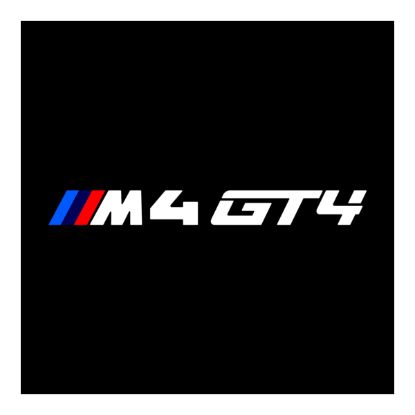 BMW PERFORMANCE M4 GT4 Logo PNG Vector