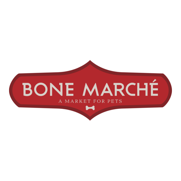 BONE MARCHÉ A MARKET FOR PETS Logo PNG Vector