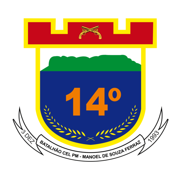 Brasão 14º BPM PMPE Logo PNG Vector
