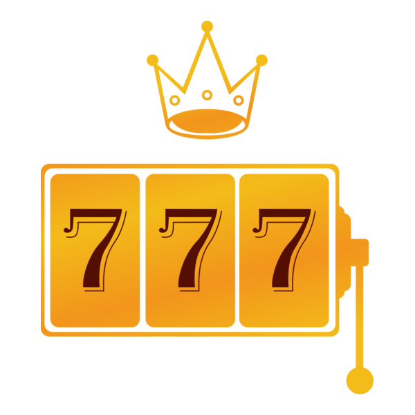 Cassino da bandeira dos entalhes 777 do rei do our Logo PNG Vector