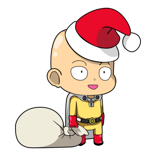 Christmas Saitama Logo PNG Vector