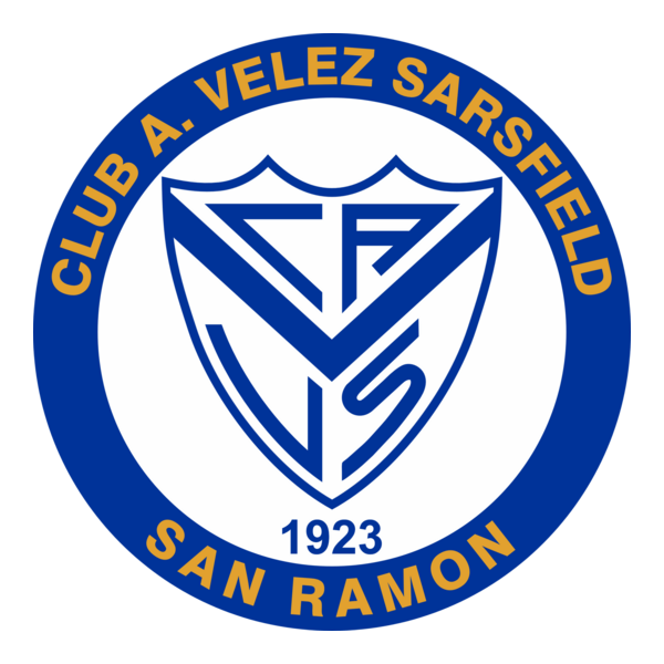 Club Atlético Velez Sarsfield de San Ramón Logo PNG Vector