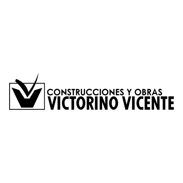 Construcciones y obras Bictorino Vicente Logo PNG Vector