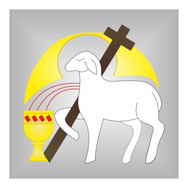 CORDEIRO DE DEUS COM CALÍCE Logo PNG Vector