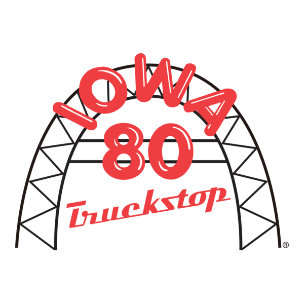 Iowa 80 Truckstop Logo PNG Vector
