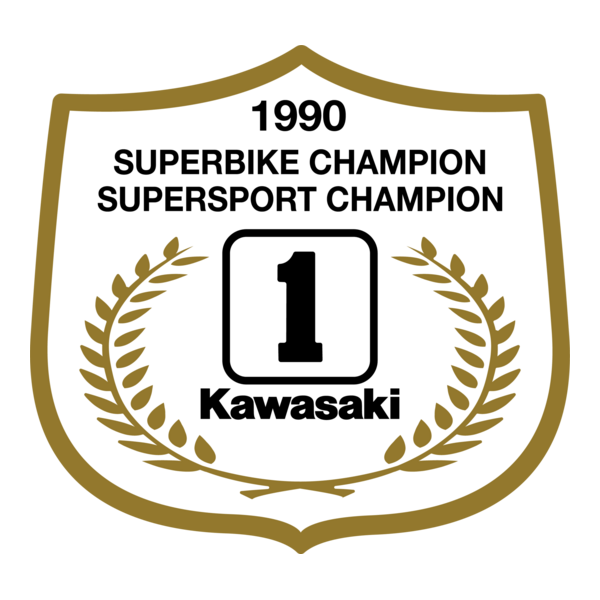 Kawasaki SUperbike 1990 Logo PNG Vector