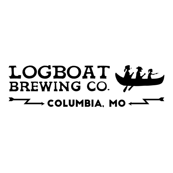 Logboat Brewing Co Logo PNG Vector